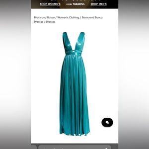 Bronx And Banco
Romi Metallic Empire Gown
